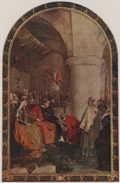 Guillaume Ier accordant une charte aux citoyens de Londres - John Seymour Lucas